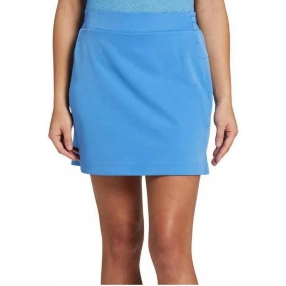 Lady Hagen Women's 16” Perforated Golf Skort Capri Blue Size XS NEW!